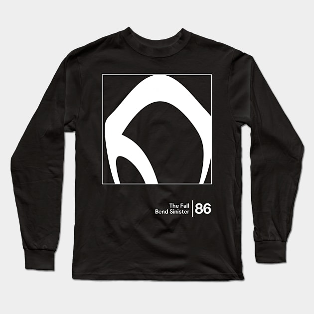 Bend Sinister / Minimalist Graphic Artwork Design Long Sleeve T-Shirt by saudade